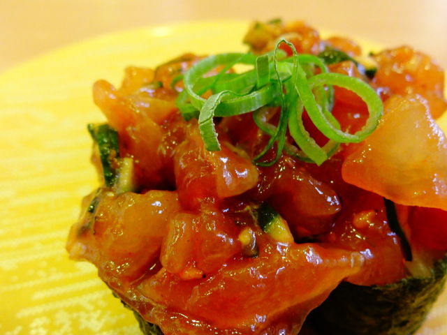 海鮮うま辛和え_かっぱ寿司 郡山亀田店
