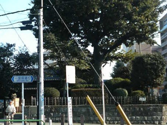 志村坂上駅のすぐそばにある一里塚です_志村一里塚
