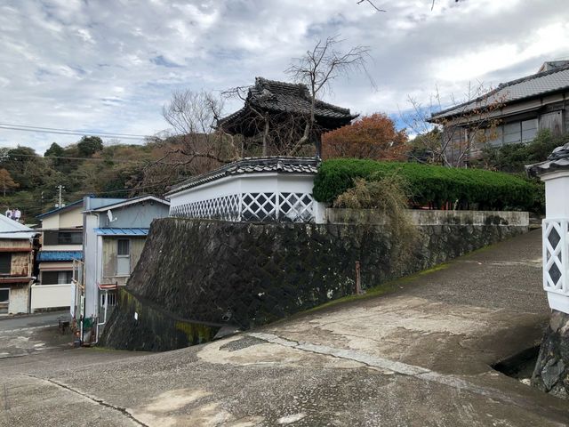 長楽寺4(境内から見た鐘楼)_長楽寺(静岡県下田市)