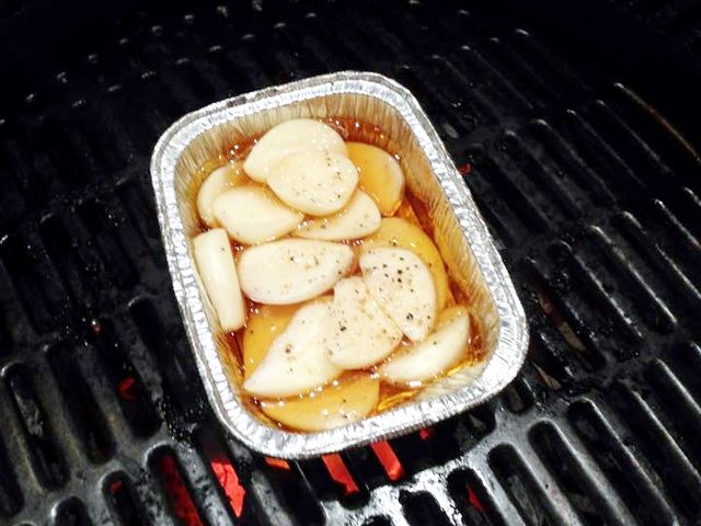 焼肉元相のニンニクホイル焼き_焼肉 元相 別府 本店