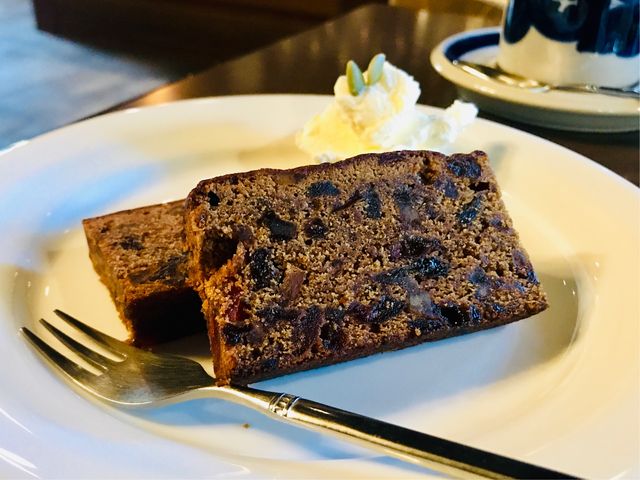 【喫茶吉野】フルーツケーキ_喫茶吉野
