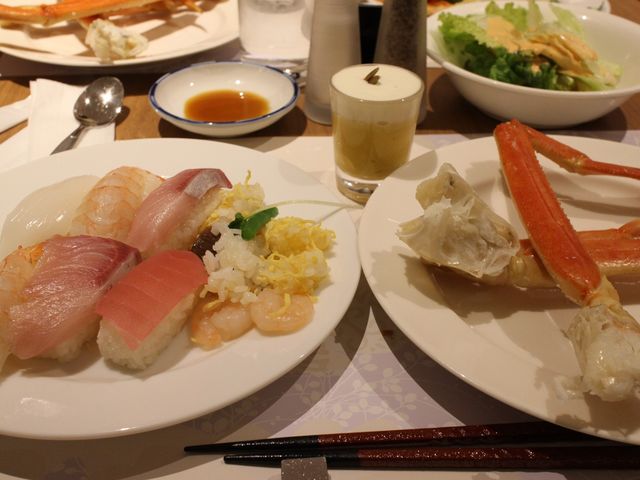 お寿司もあります_ル・プレジール 都ホテル 京都八条