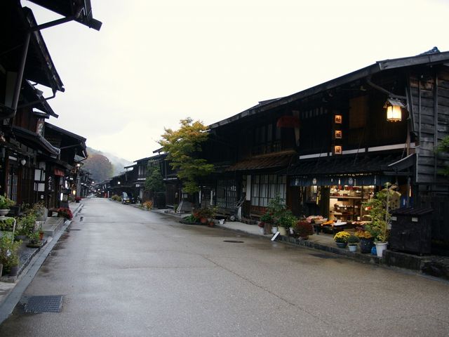 雨の奈良井宿_奈良井宿