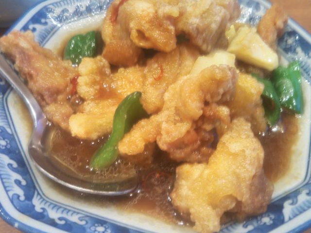 ラージュ鷄。にんにくがきいています。_中華料理正一