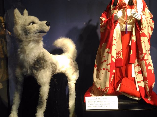 南総里見八犬伝の犬の人形_川本喜八郎人形ギャラリー