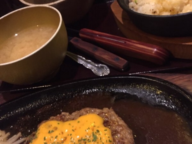 ハンバーグです。_すてーき亭 荻窪店