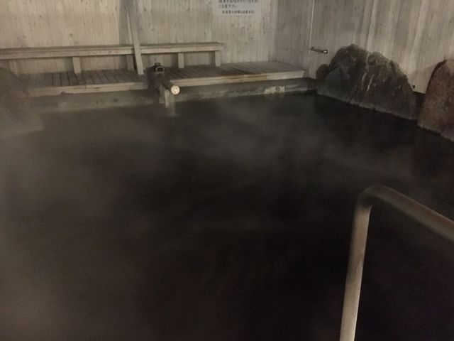 熱いけどよく温まりシャキッとするお湯です_おさるの湯