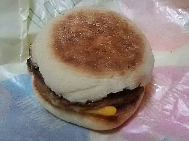 ソーセージエッグマフィン_マクドナルド牛久店