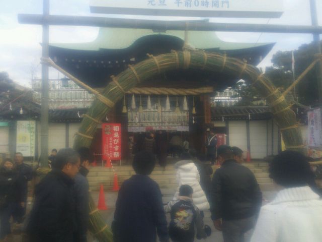 境内茅の輪くぐり_播磨国総社 射楯兵主神社