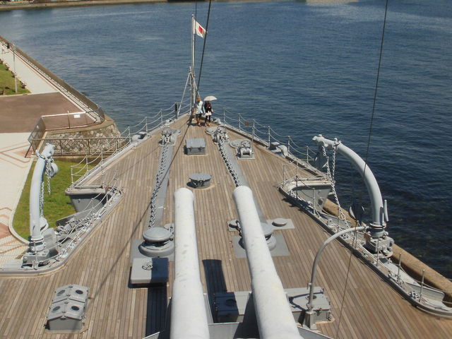 甲板_記念艦みかさ