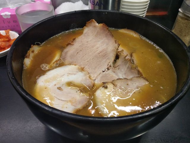 半チャーシュー麺_ラーメン朋 万博店