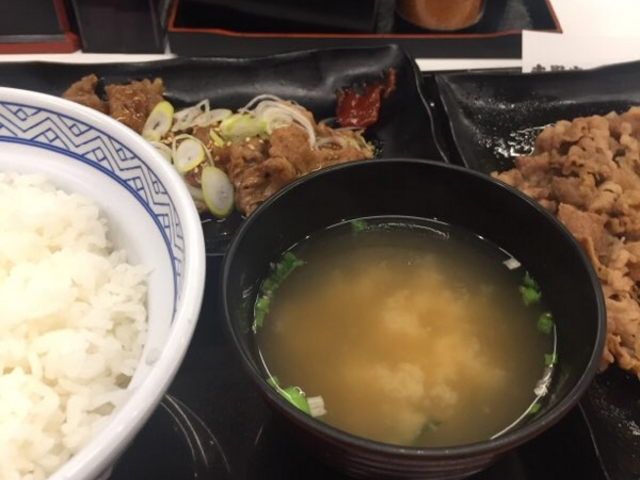 定食です。_吉野家人形町店