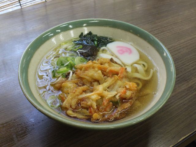 白エビ入りかき揚げきしめん_宮きしめん 神宮店