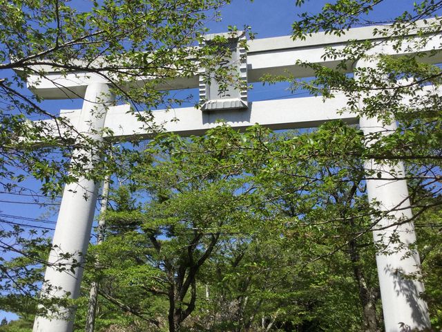 鳥居_愛宕神社(茨城県笠間市)