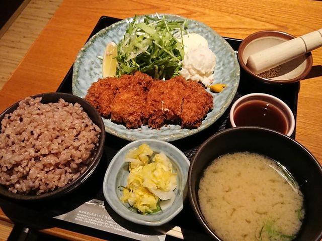 チキンカツ定食_土風炉 所沢店