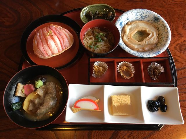 カニ面寿し御膳_押寿し体験厨房・金澤寿し