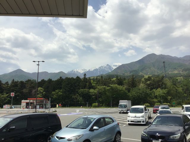 サービスエリアからの風景_レストランこまがね(中央道駒ケ岳サービスエリア下り)