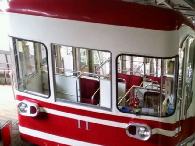 電車_南海電鉄高野山駅
