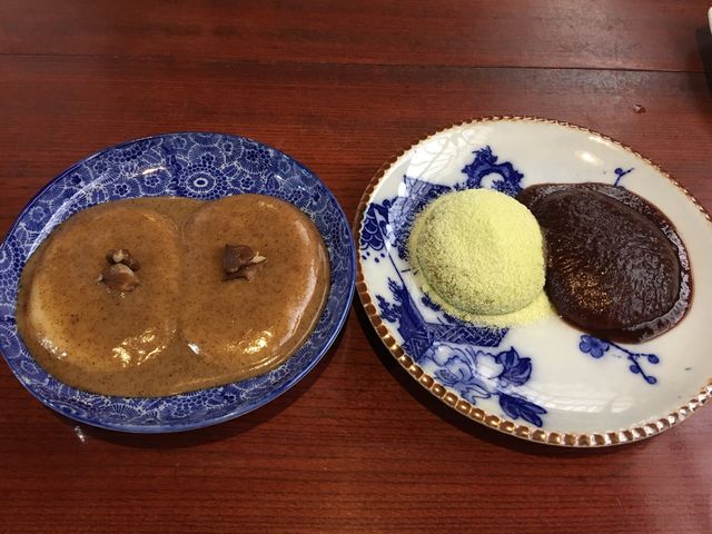 くるみもちと栃餅_大内宿 三澤屋