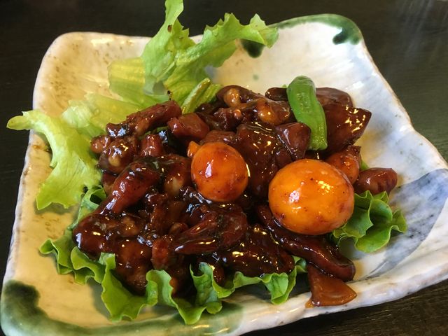 甲府鳥もつ煮(大)_純手打ちそば処 奥藤本店
