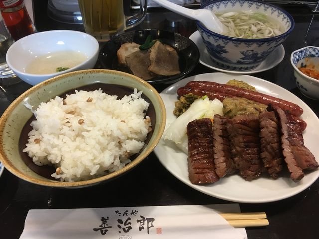 善治郎定食。_たんや善治郎
