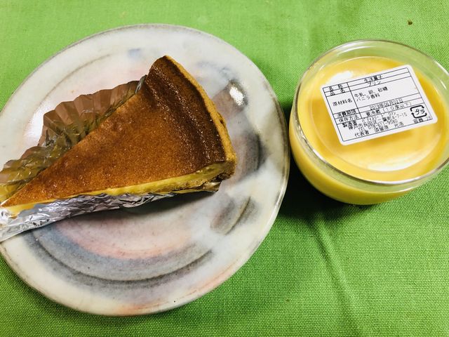 チーズケーキとプリン_パティスリー・ド・ロマン