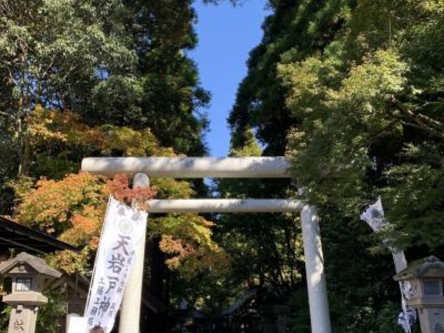自然豊かです!_天岩戸神社