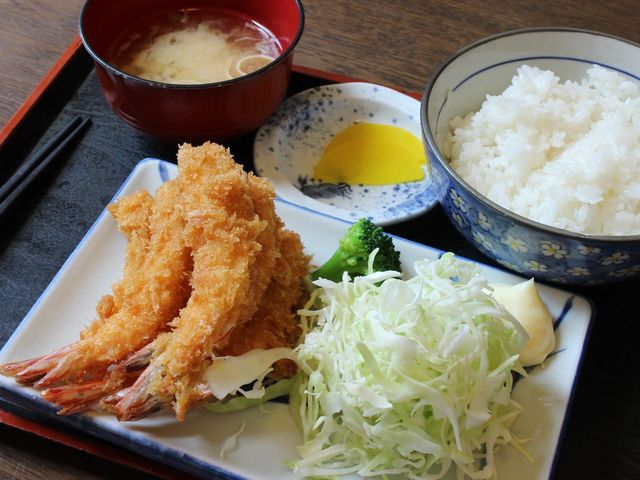 エビフライ定食_和処つたもり
