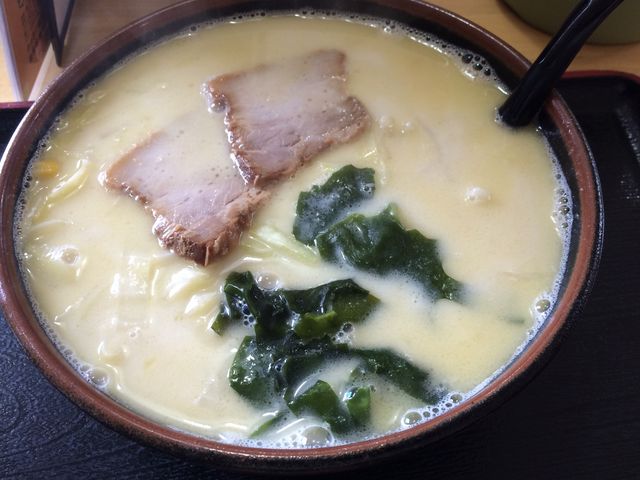 牛乳ラーメンです!違和感なく美味しかった〜。_一風亭