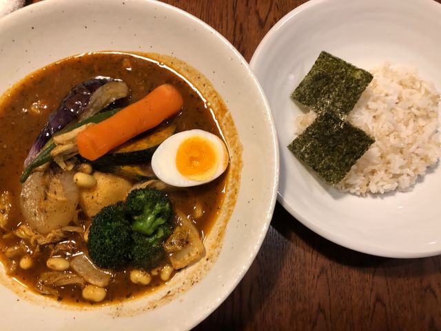 濃厚なスープ_札幌らっきょ 琴似店