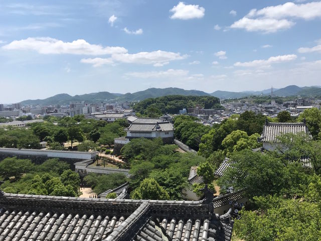 天守閣からの西の丸の眺め_姫路城西の丸