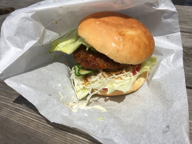 あか牛バーガー_瀬の本レストハウス