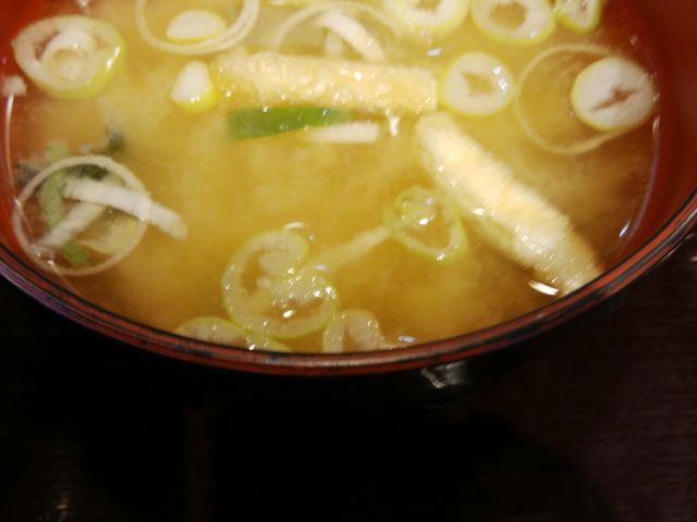 味噌汁付きです_のっけ家静岡店