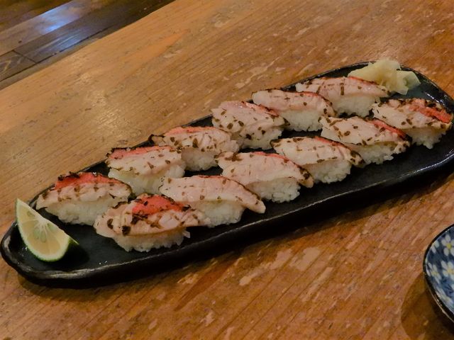 キンメダイの炙りにぎり_居食家しみず