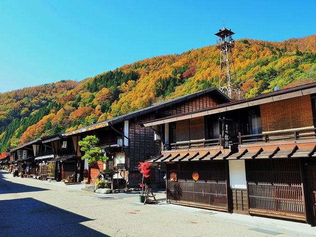 奈良井宿の紅葉_奈良井宿