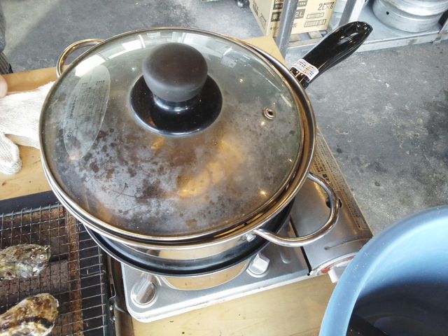 蒸し牡蠣_牡蛎処 桝政 ますまさ 室津本店