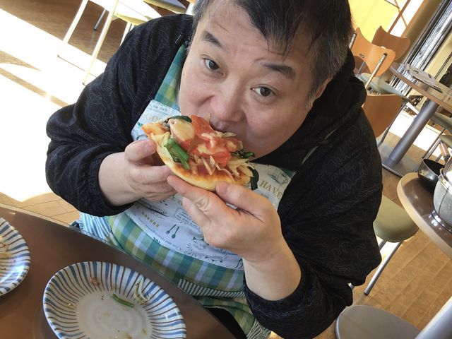 手作りピザ美味しい!_つきだて花工房