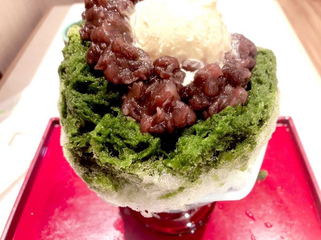 アイス抹茶金時_茶房 追分