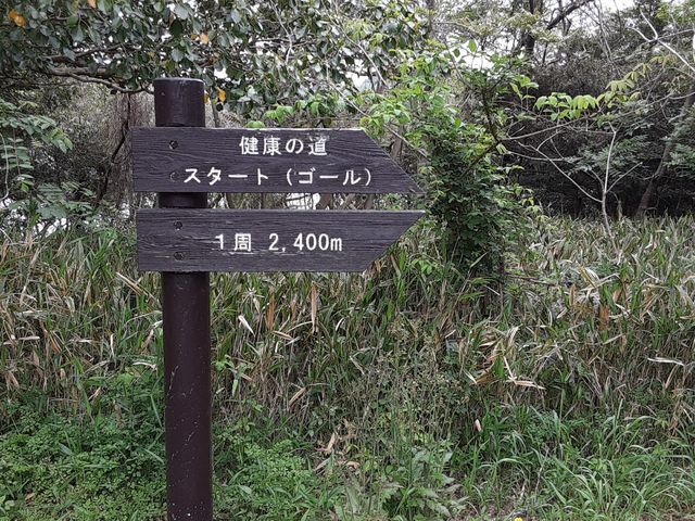 健康の道 道しるべ_初立池公園