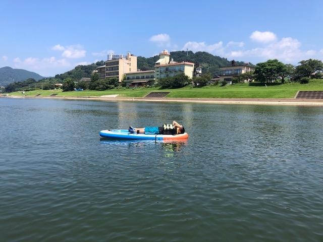 筑後川で寝る!_筑後川activity川の民