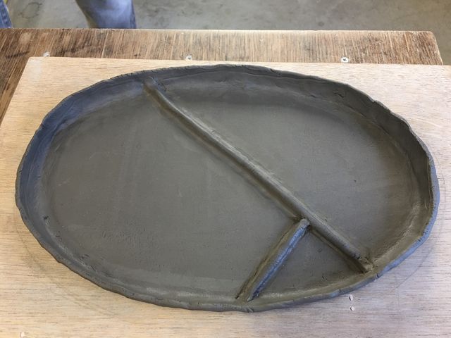 30cm弱のお皿_ATELIER QUERCIA BIANCA