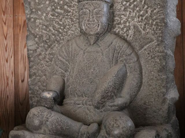 摂社の恵比寿像。_肥後の国 伊勢神社