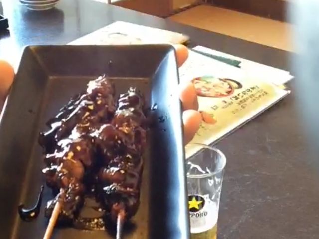うなぎの肝焼き。
タレが美味しく 味も良かった。_魚河岸割烹さかなや千本一