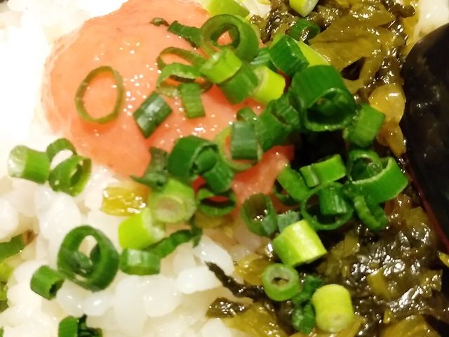 明太高菜のお茶漬け・480円_博多野菜巻き串 餃子 こだわり酎ハイ きばくもん 静岡呉服町店