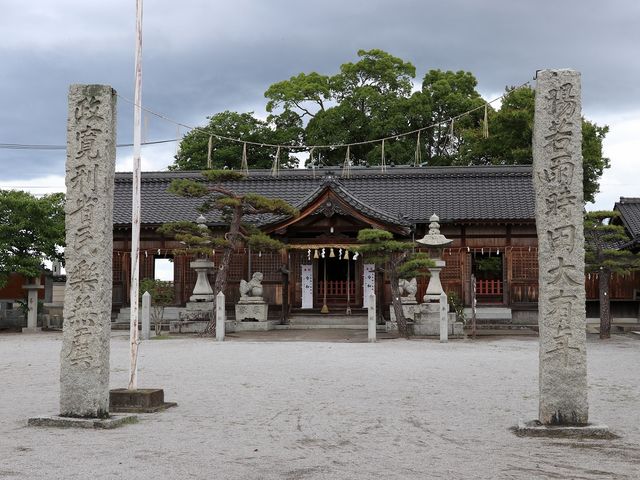 拝殿。_闇無浜神社