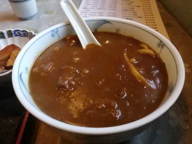 カレーうどん550円_みやたや食堂