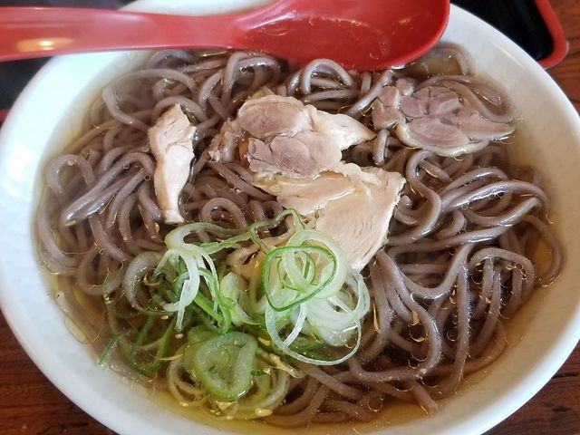 温かい肉そば_一寸亭本店