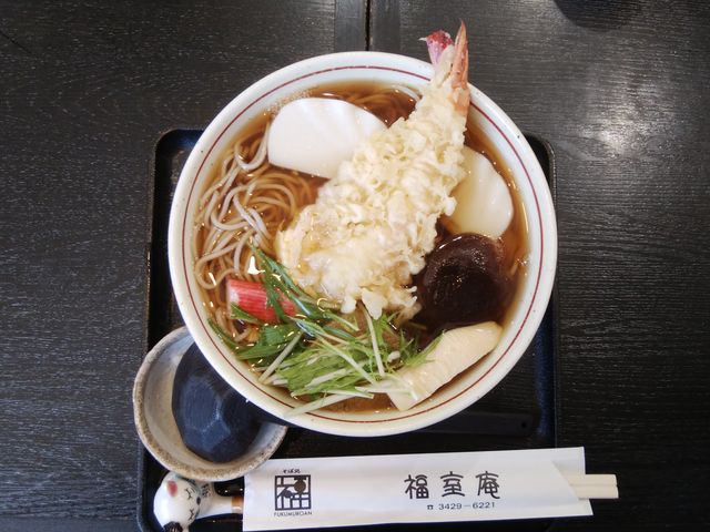 美味しそうな見た目充分なお蕎麦です。_福室庵