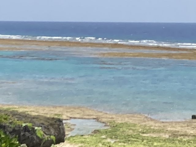 干潮時に全景を休憩所から撮影_仲本海岸
