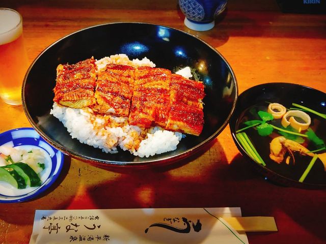 上丼2000円、肝吸200円_うな亭